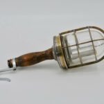 ampe baladeuse metal bois ancienne