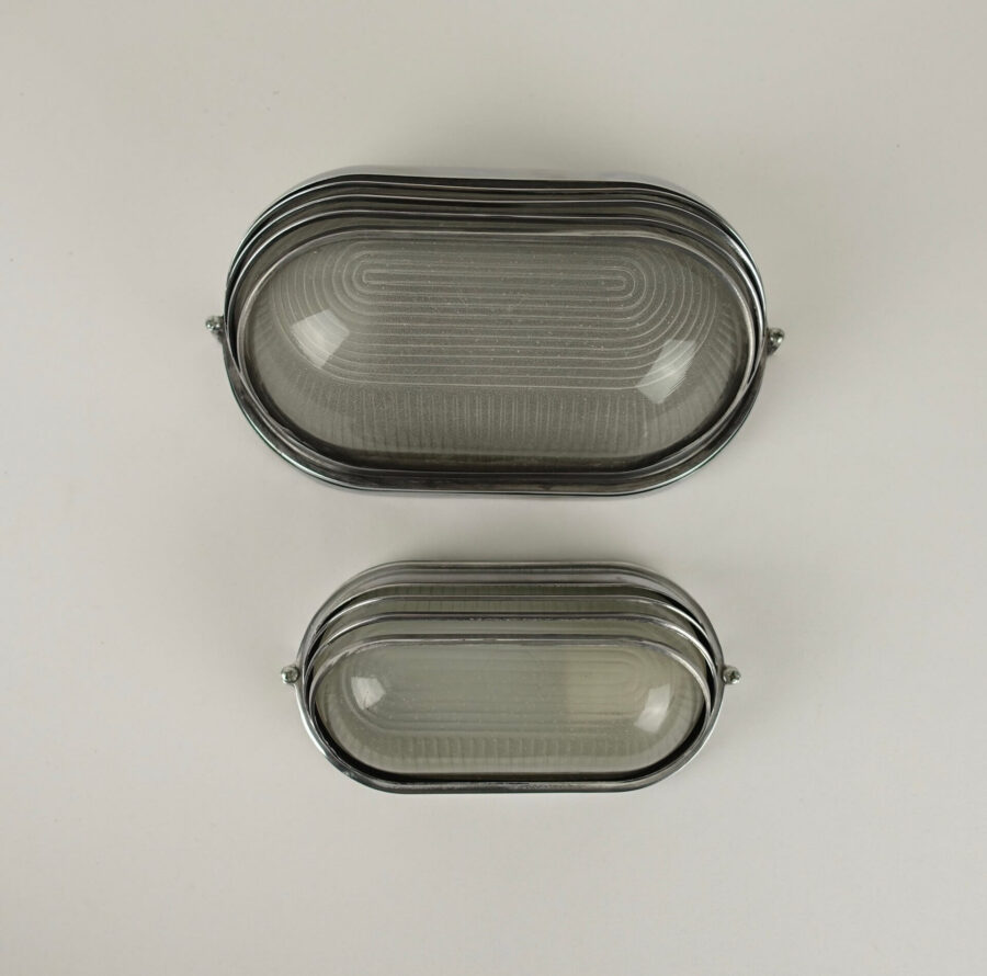 3 wall light waterproof aluminium and glass