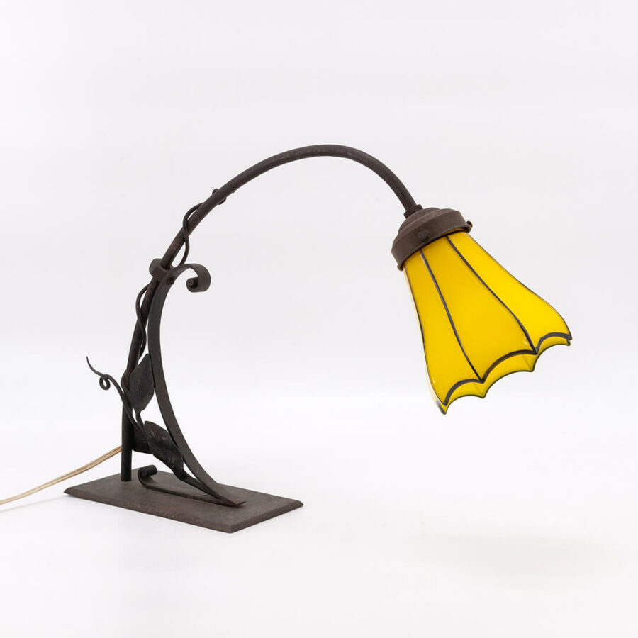 LOETZ table lamp wrought iron base