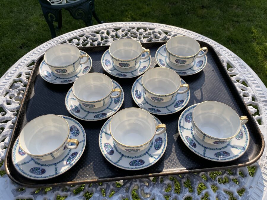 Service à thé pour 8 Franck Haviland Limoges France 1925