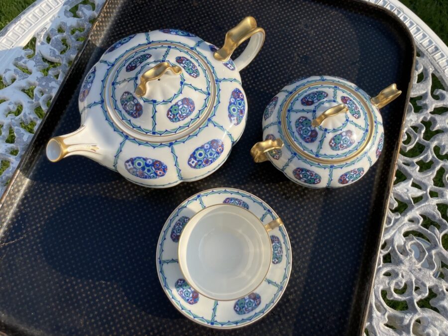 Service à thé pour 8 Franck Haviland Limoges France 1925