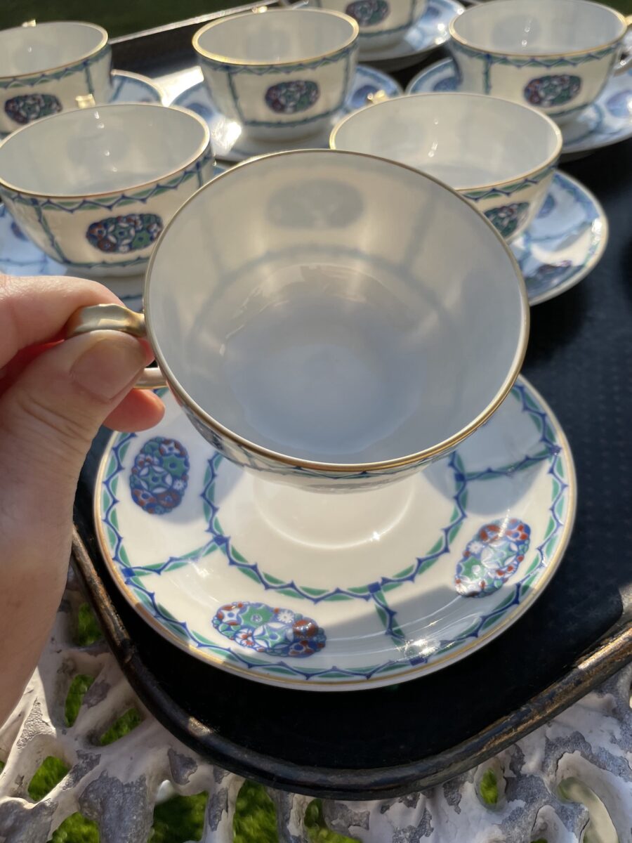 Service à thé pour 8 Franck Haviland Limoges France 1925