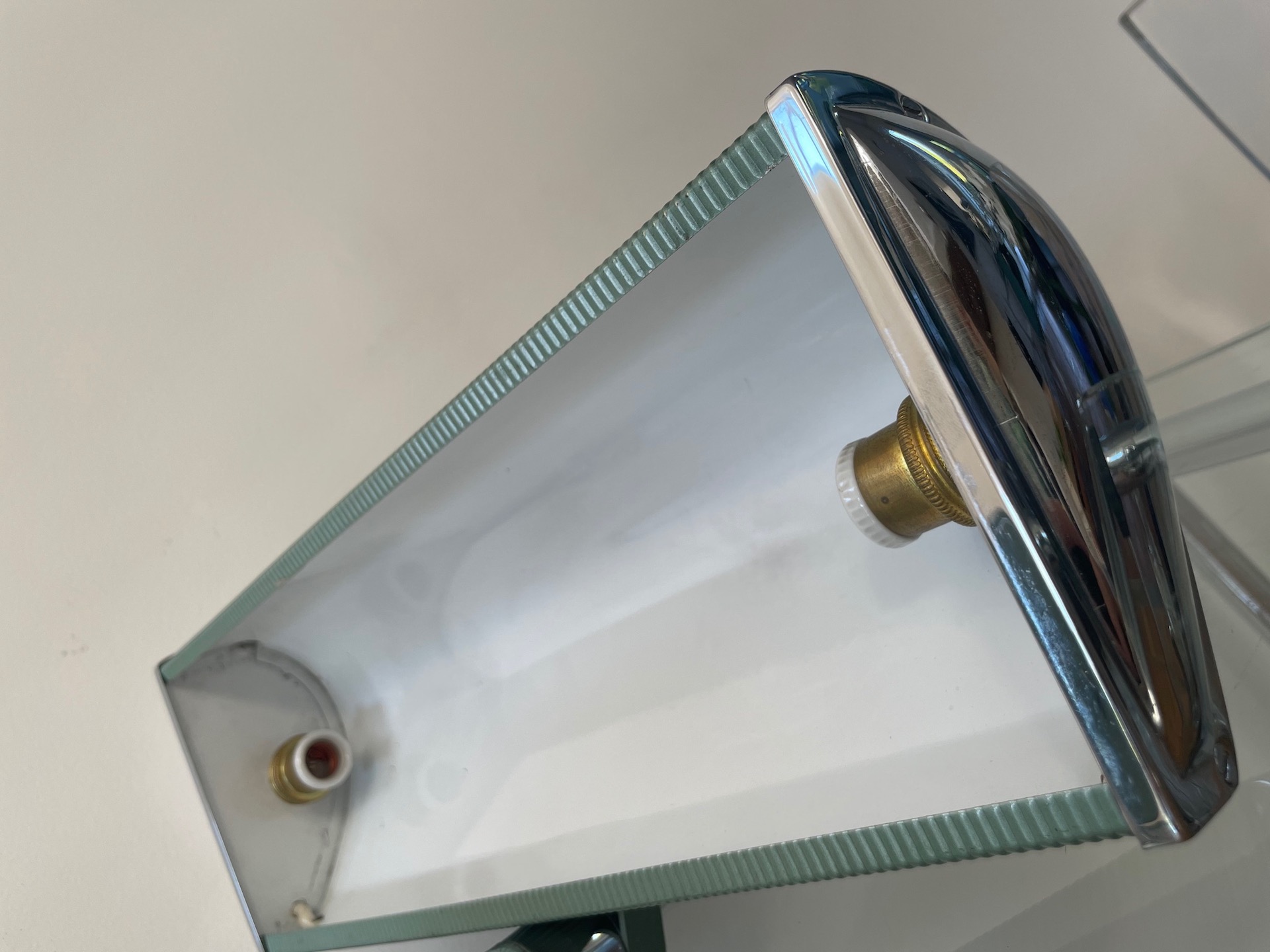 1950 articulated french table lamp made by JUMO streamline design