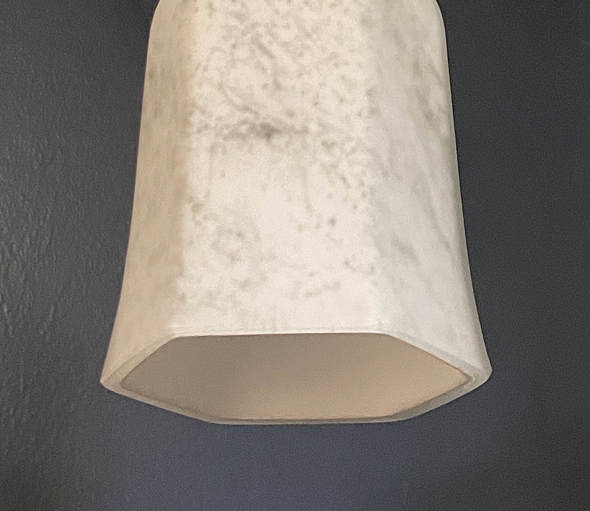 Suspensions Art Déco 'marbrées' Gris Vert série disponible