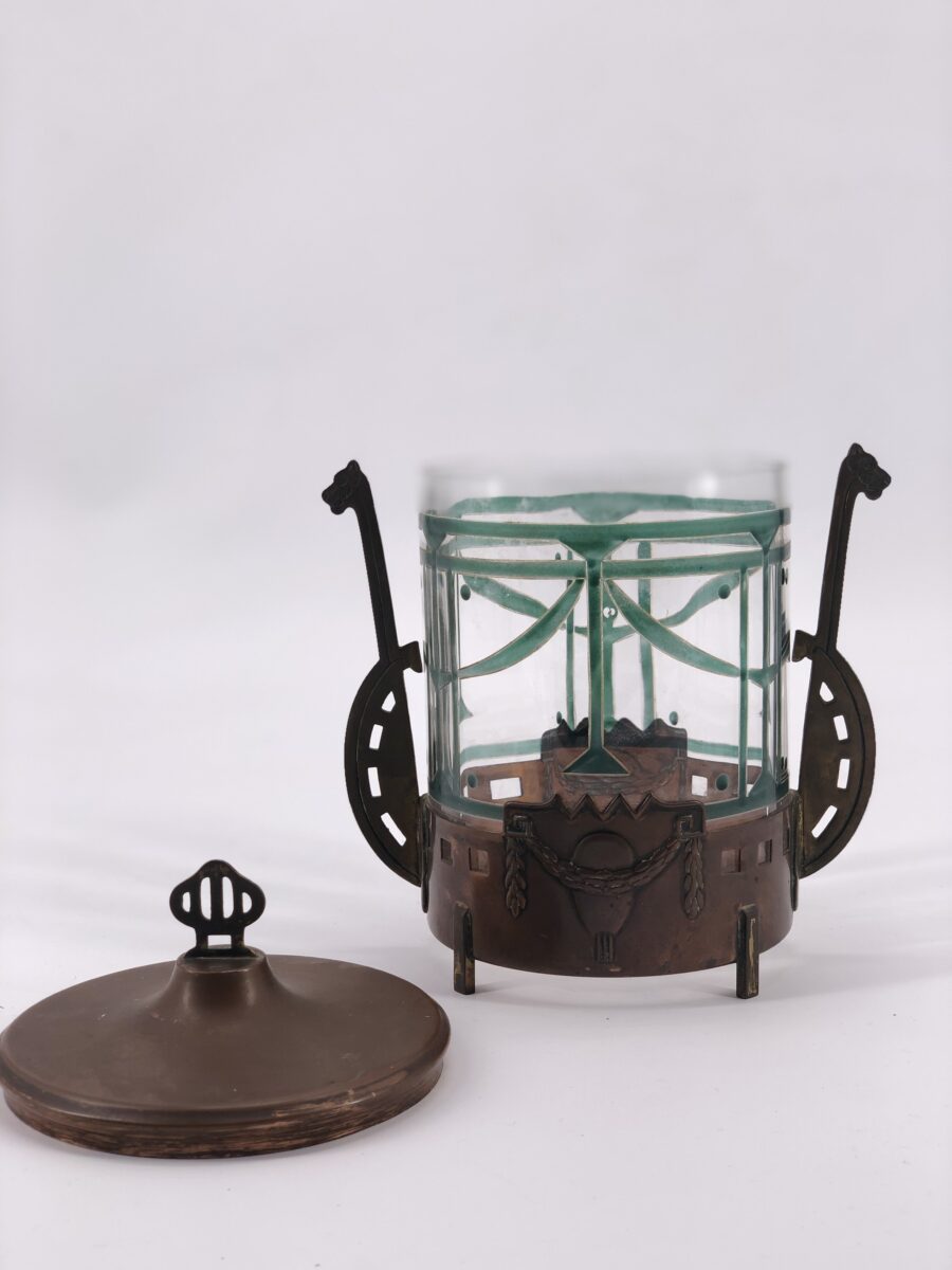 Boîte à biscuits sécessionniste, vers 1900, Jugendstil