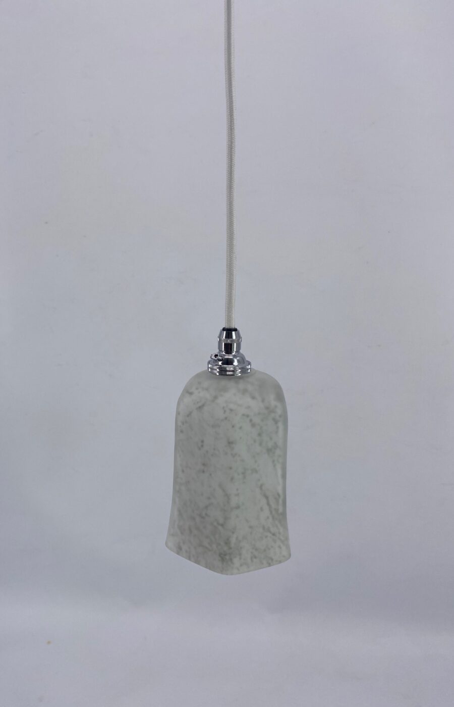suspension couche de verre effet marbre
