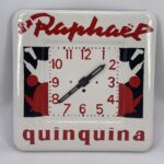 Horloge Saint Raphaël Quinquina circa 1950