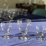 Service de verres et carafes en cristal de Baccarat, modèle Bâle, 1931