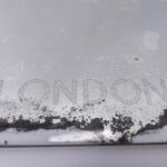 Miroir publicitaire anglais bières Truman's de Londres, début XXème
