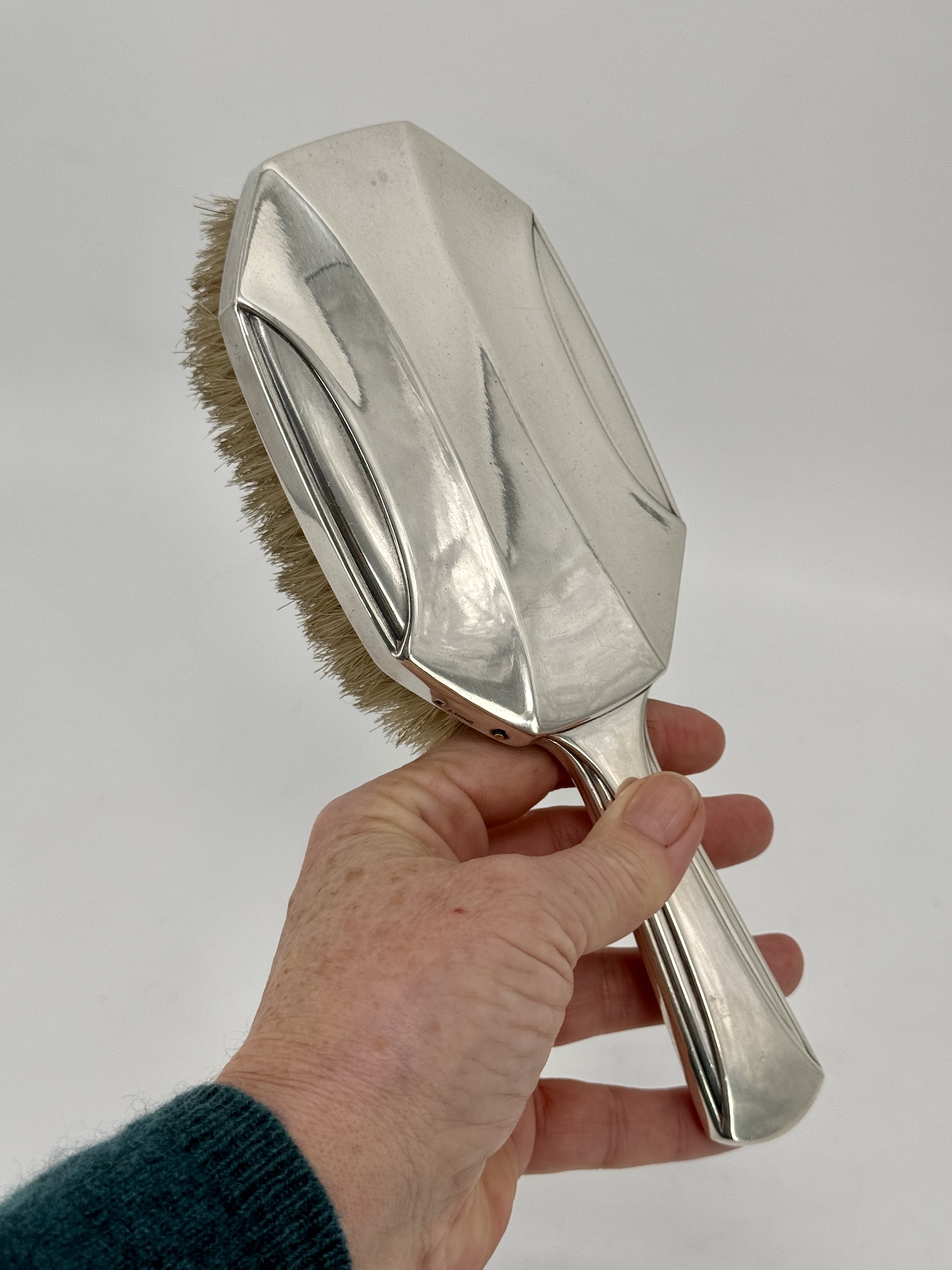 Ensemble d'Accessoires de Toilette de la Maison Gallia 1925 Christofle Métal Argenté
