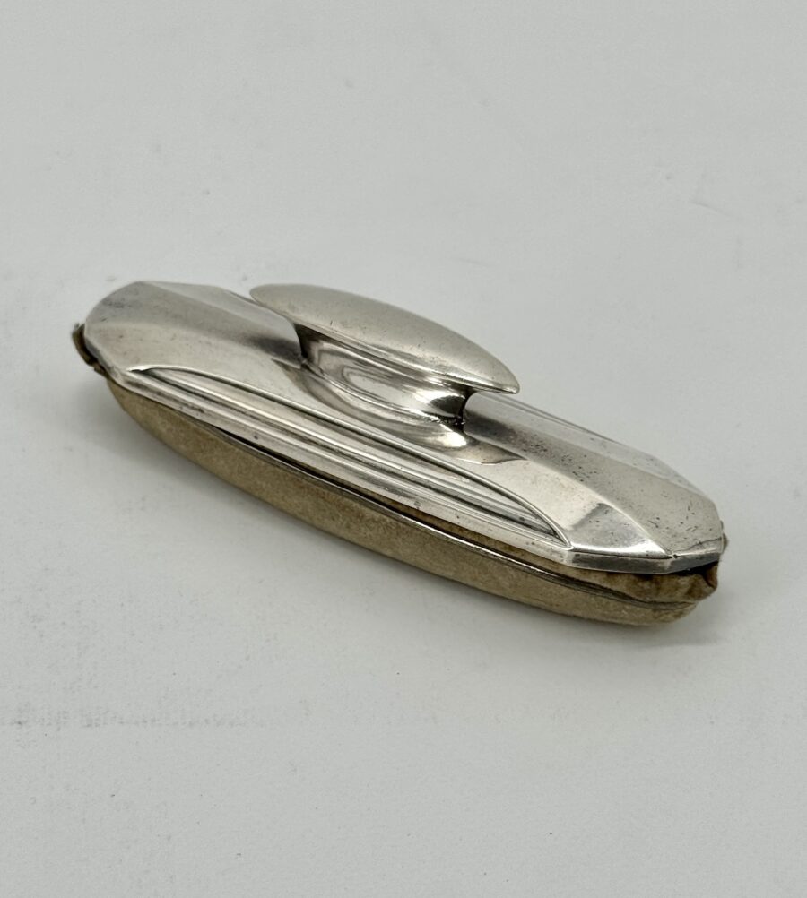 Ensemble d'Accessoires de Toilette de la Maison Gallia 1925 Christofle Métal Argenté