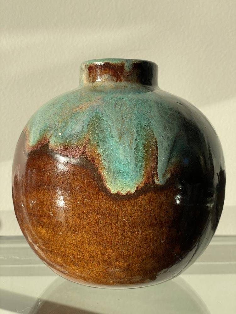 4 vase boule primavera art deco