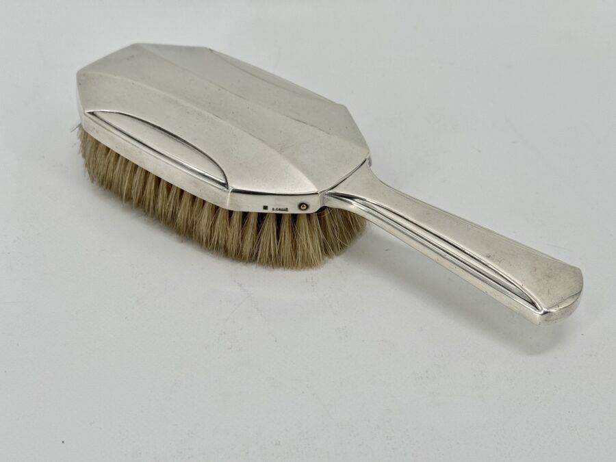 Ensemble d'Accessoires de Toilette de la Maison Gallia 1925 Christofle Métal Argenté