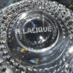 4 Coupes à Champagne de René Lalique, service Nippon, Art Déco