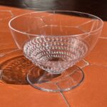 4 Coupes à Champagne de René Lalique, service Nippon, Art Déco