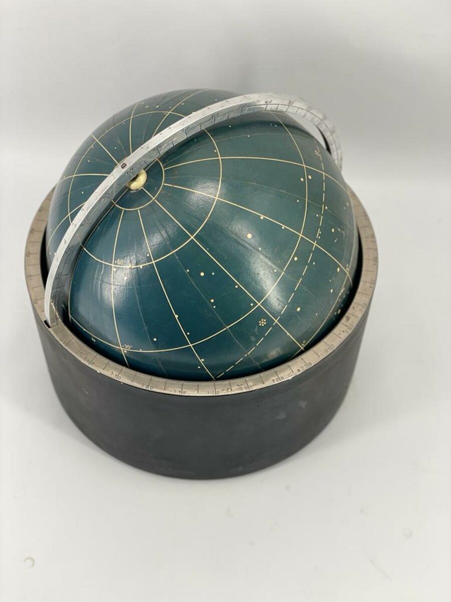 1960’s Celestial Globe Eastern Germany Aluminum and Paper