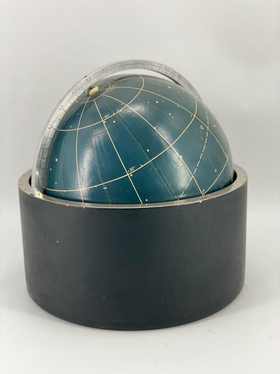 1960’s Celestial Globe Eastern Germany Aluminum and Paper