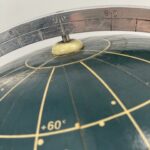 1960’s Celestial Globe Eastern Germany Aluminum and Paper