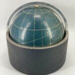 1960’s Celestial Globe Eastern Germany Aluminum and Paper