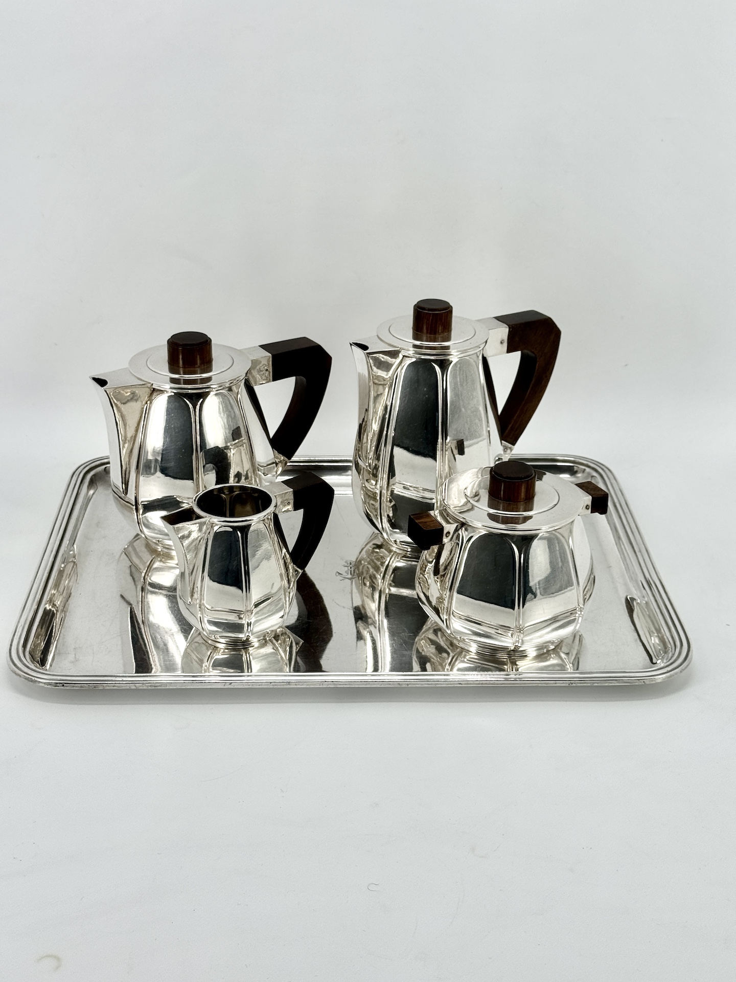 Service à Thé et Café de Christofle Art Déco modèle Libéria 1927