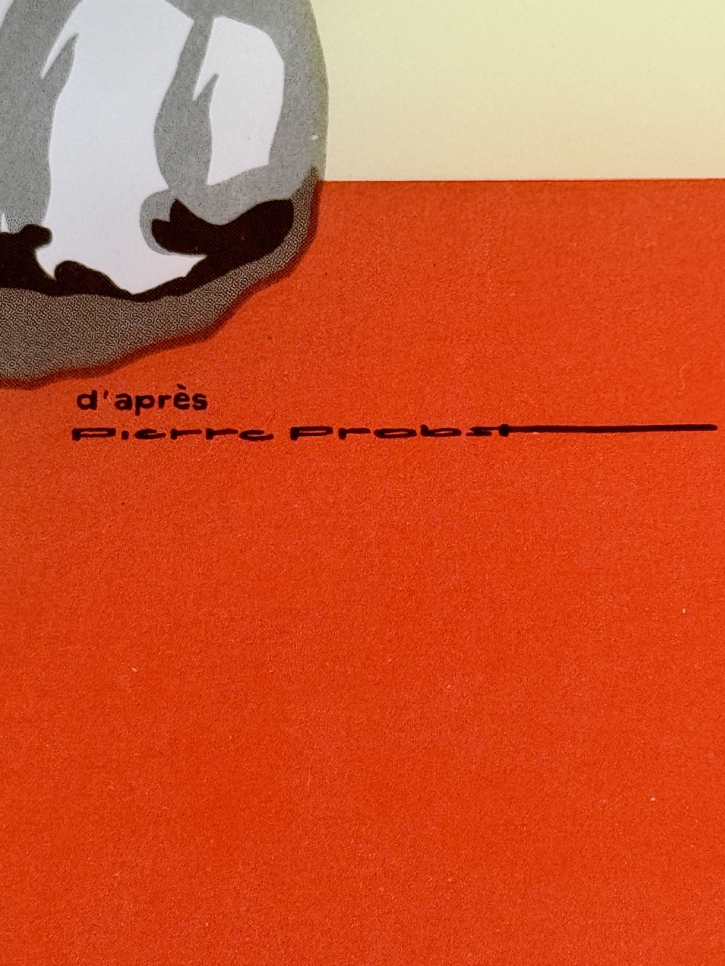 Perpetual Calendar with window sticker for Suchard MILKA circa 1965