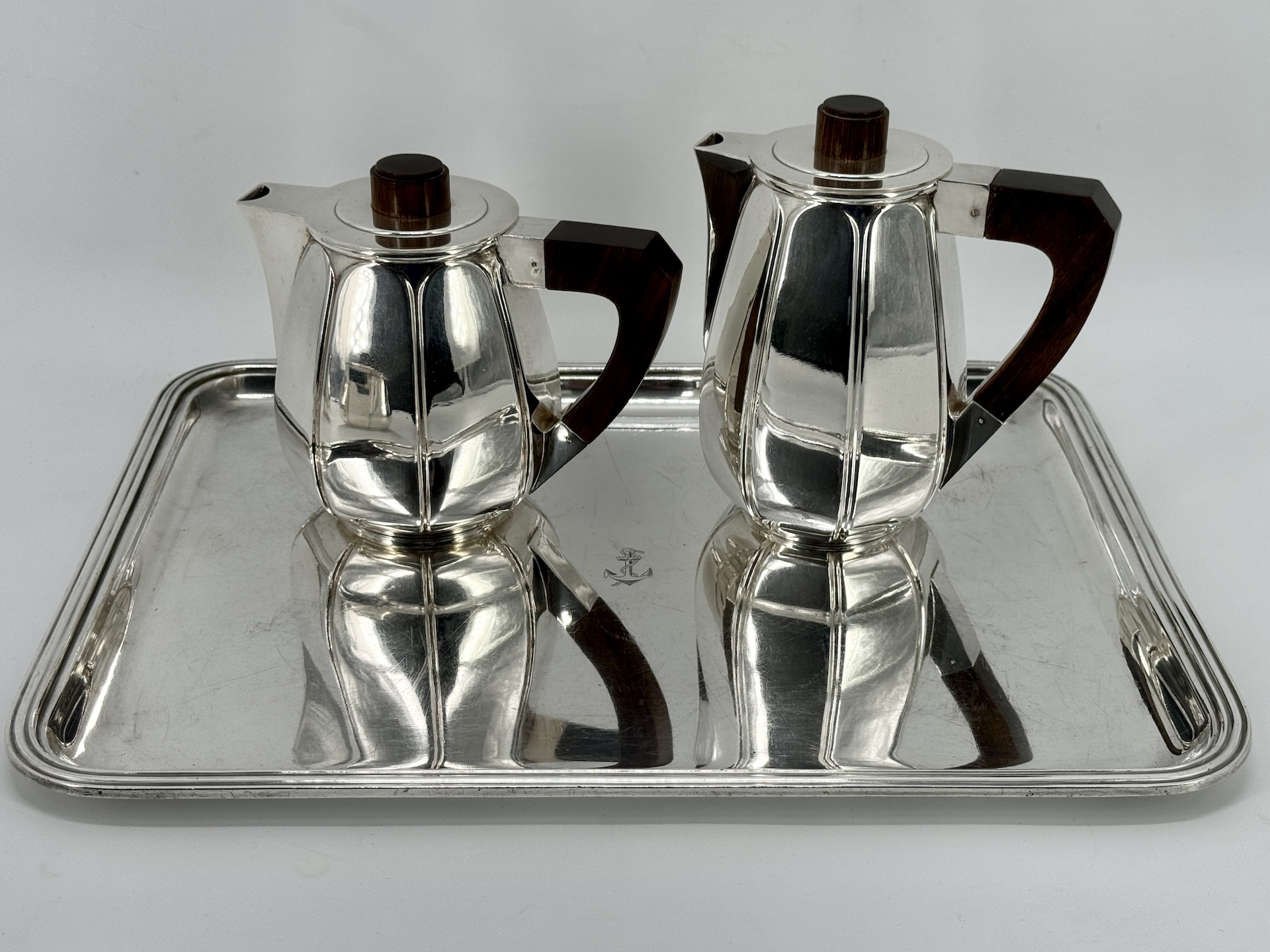 Service à Thé et Café de Christofle Art Déco modèle Libéria 1927