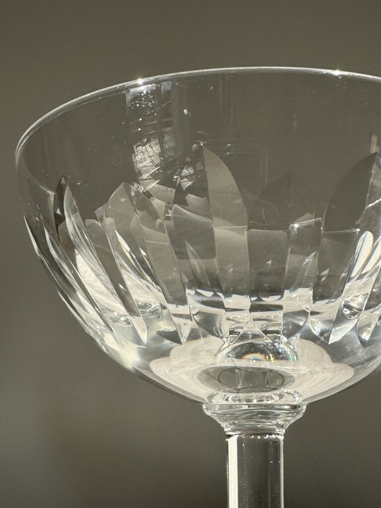 ANCIENNE COUPE A CHAMPAGNE VERRE A VIN GLACE CRISTAL BACCARAT taille 5475 EUR 18,99 - FR