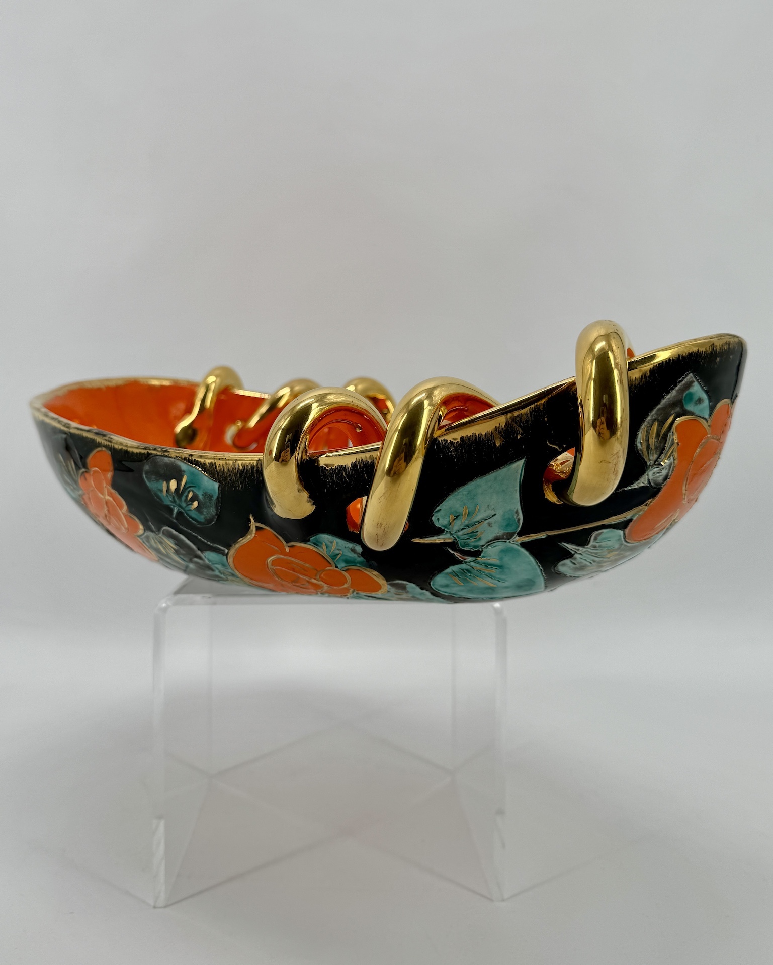 1 Helene UGO Vallauris 1960 polychrome ceramique