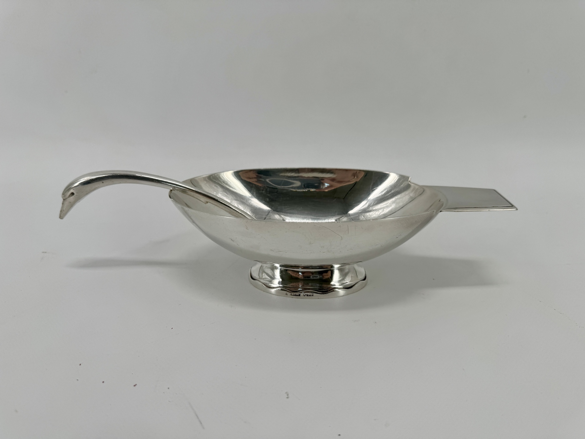 Cygne 4 saucière Fjerdingstad Gallia christofle gravy boat 1