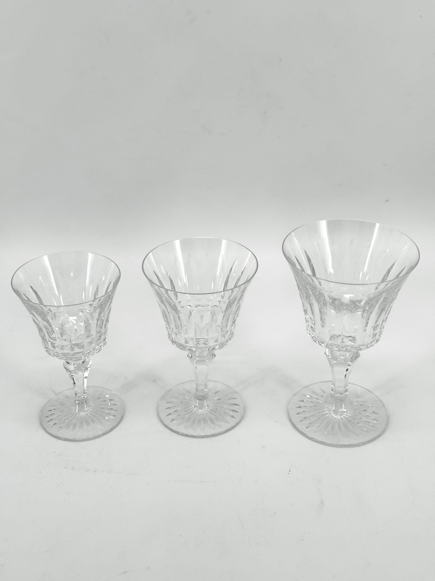 Series of Baccarat Crystal Glasses Buckingham Model for 12 people