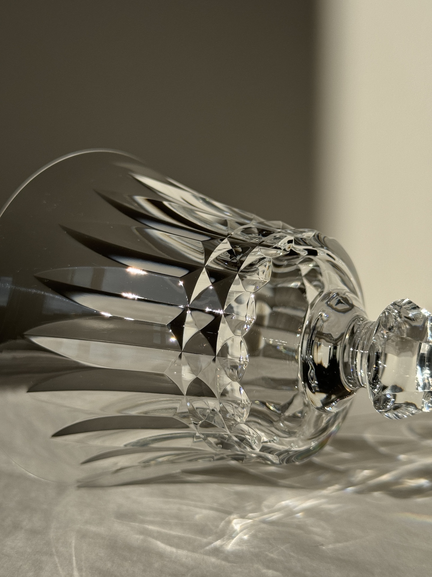 Series of Baccarat Crystal Glasses Buckingham Model for 12 people