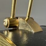 Lampe de table circa 1950 de JUMO Modèle Noir et Laiton