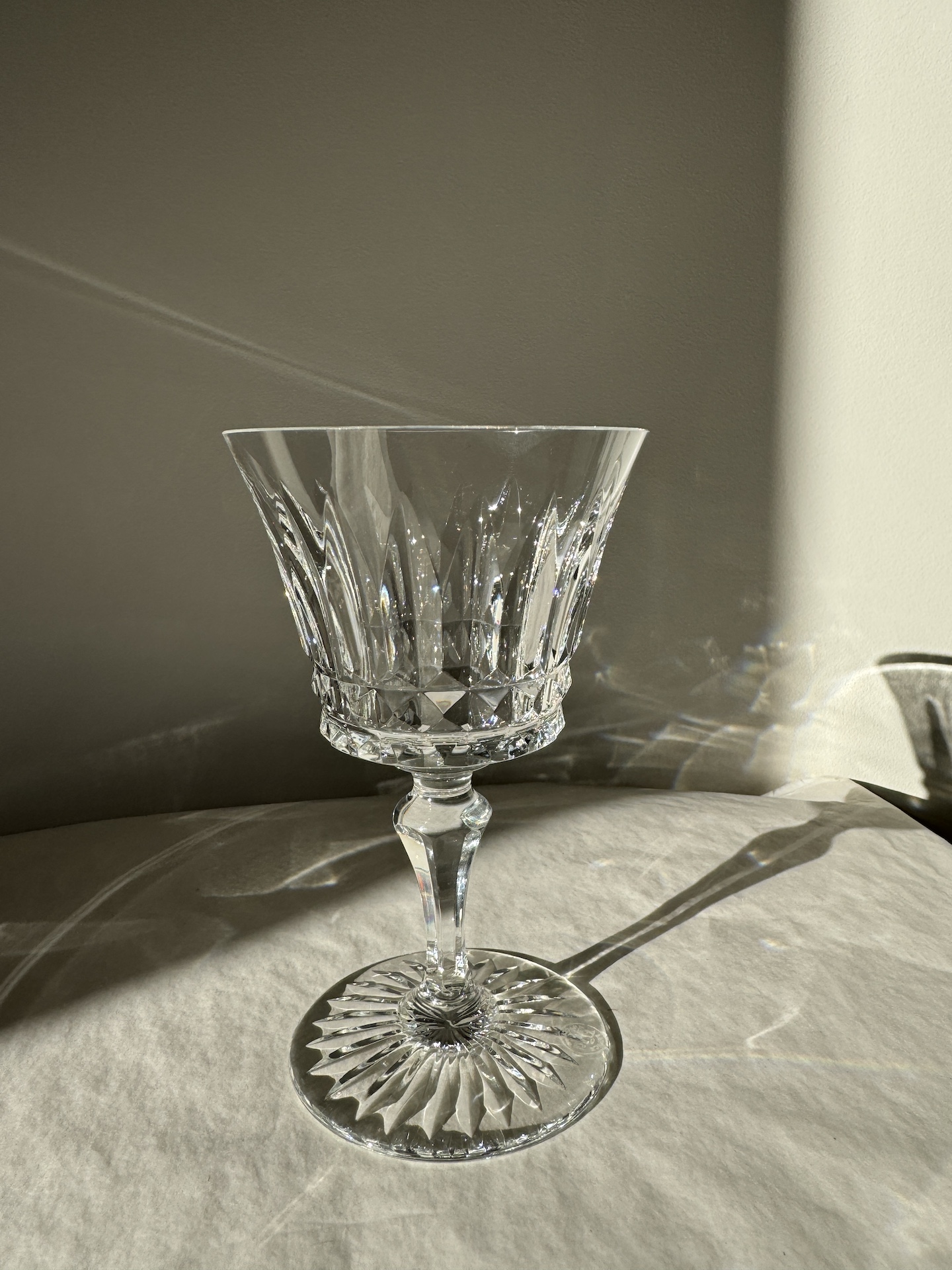 Series of Baccarat Crystal Glasses Buckingham Model for 12 people