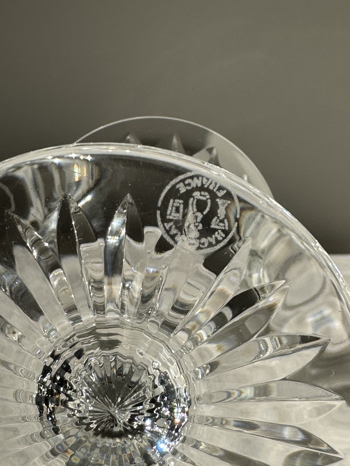 Series of Baccarat Crystal Glasses Buckingham Model for 12 people