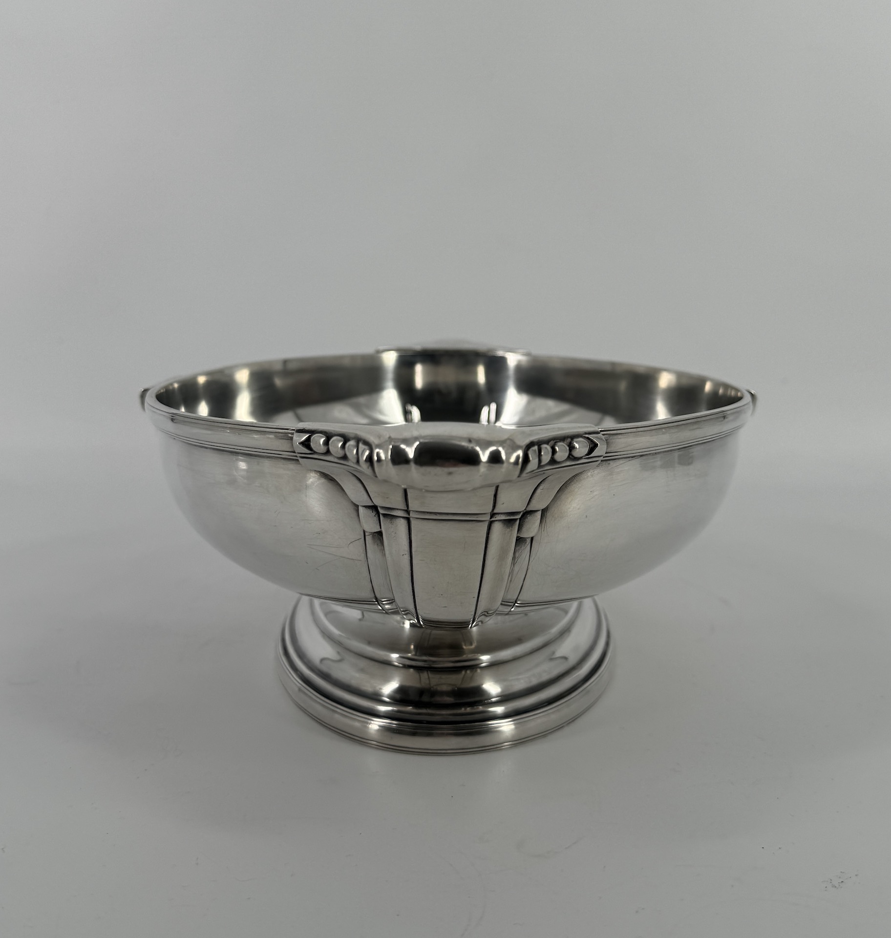 Silver And Crystal Centerpiece