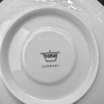 Service de Table de Jean Luce Paris 8 Personnes Porcelaine Blanche Circa 1950