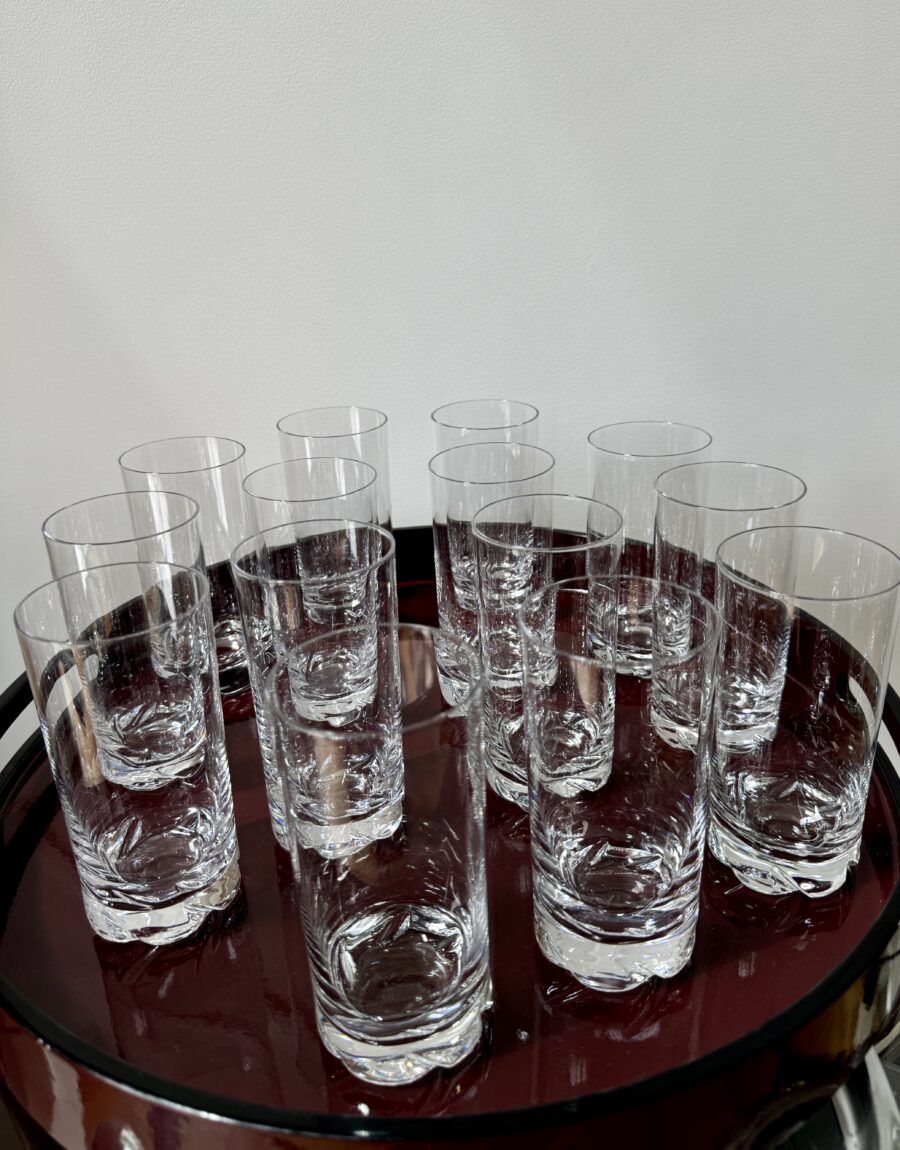 Service à Orangeade en Cristal Daum Modèle Blanzey Pichet et 14 verres