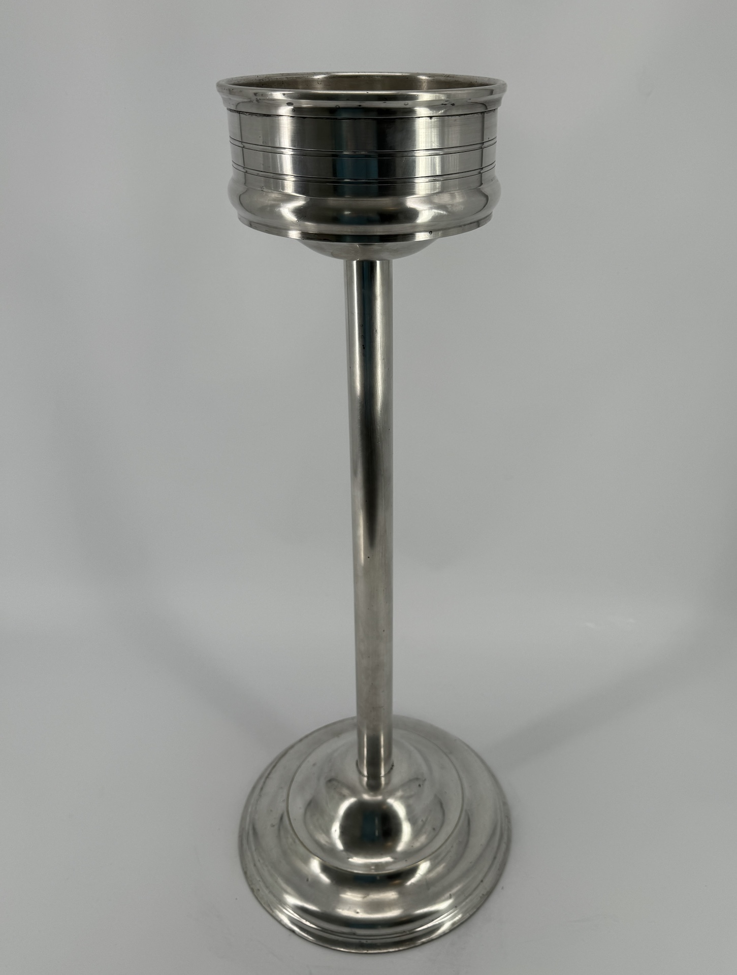 French Art Deco Champagne Bucket Holder Silver Plated