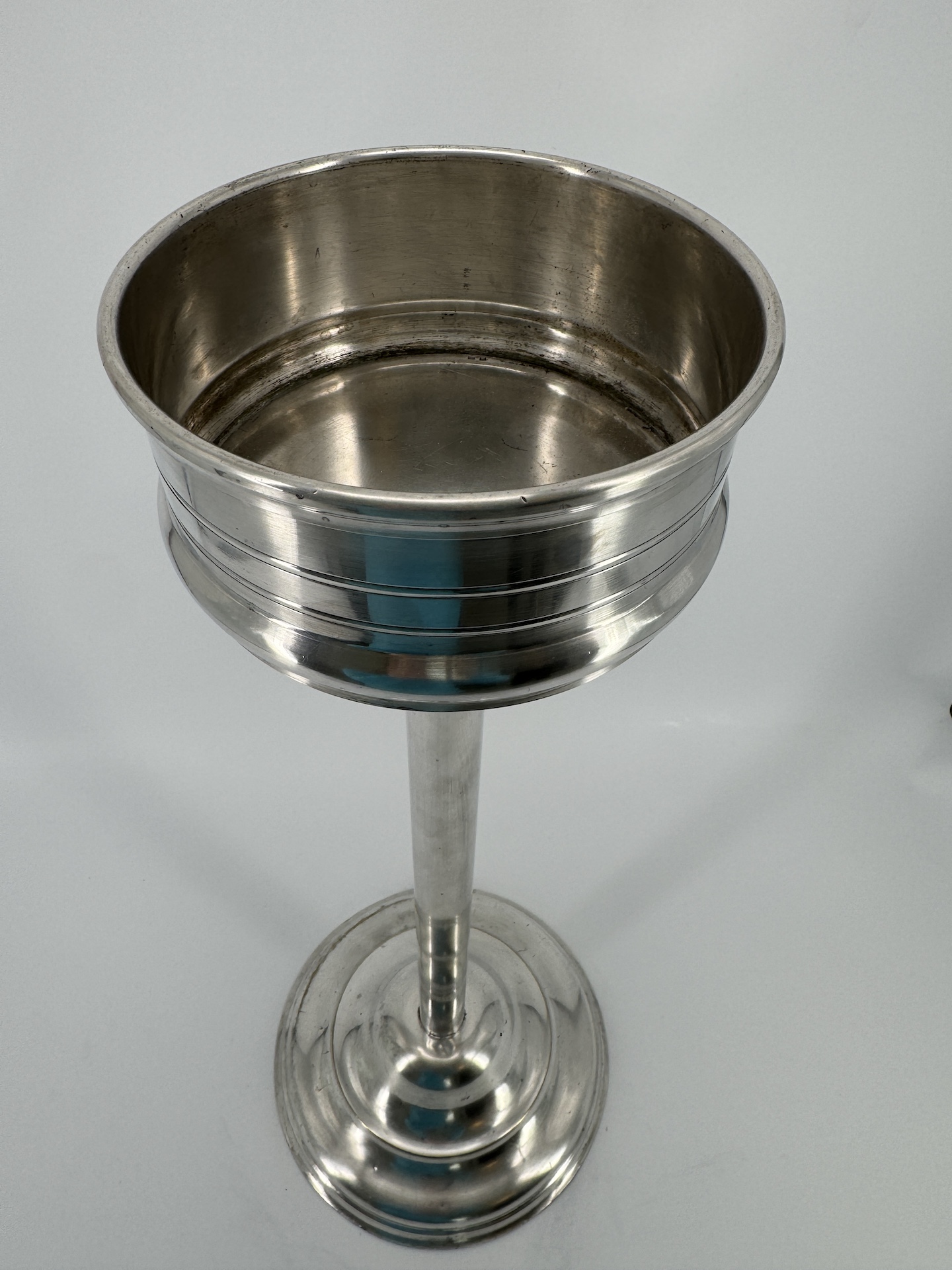 French Art Deco Champagne Bucket Holder Silver Plated
