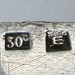 Porte-Seau à Champagne Art Déco Français en Métal Argenté