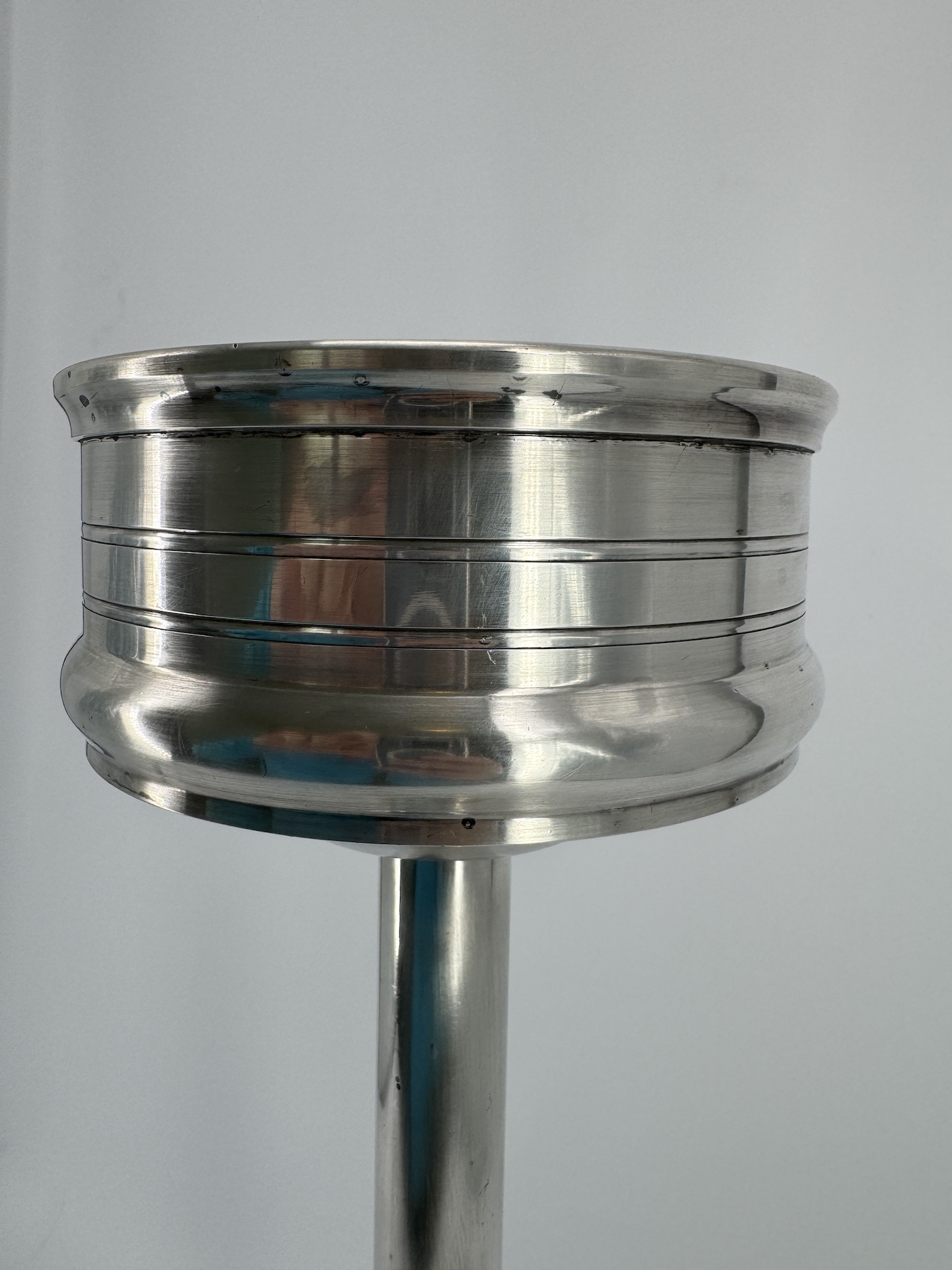 French Art Deco Champagne Bucket Holder Silver Plated