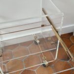 Desserte Hifi TV Altuglass David Lange une Etagère Coulissante