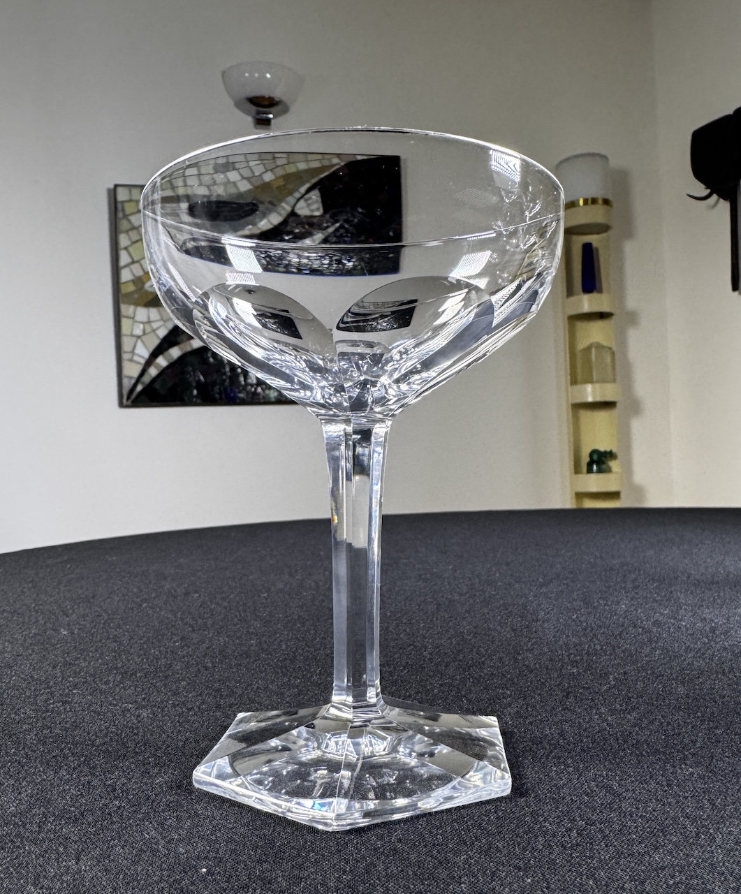 Service de 48 Verres en Cristal attribué à Val Saint Lambert
