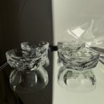 Quatre coupelles à dessert en Cristal Baccarat Modèle Harcourt