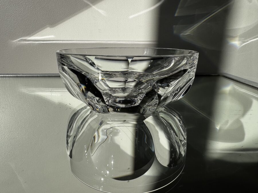Quatre coupelles à dessert en Cristal Baccarat Modèle Harcourt