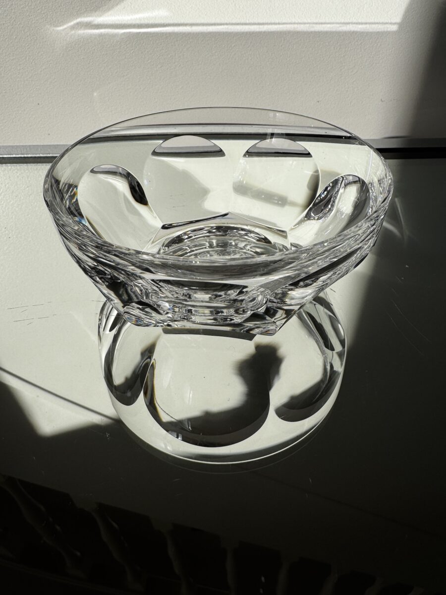 Quatre coupelles à dessert en Cristal Baccarat Modèle Harcourt