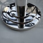 Paire de Bougeoirs Art Déco Ercuis en Métal Argenté