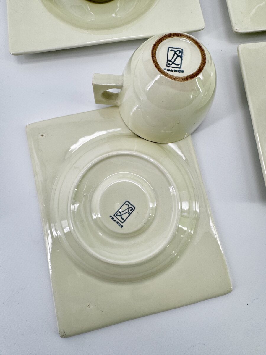 Jean Luce 1932 Tea Coffee set Rectangle Model