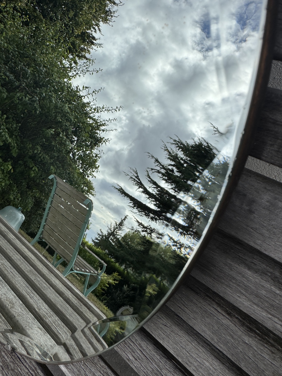 Miroir Art Déco Rond Biseauté