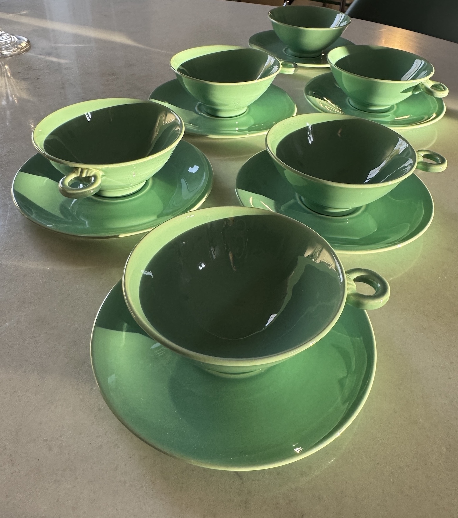 Art Deco Tea and Coffee Set by Marcel Goupy for 12 people